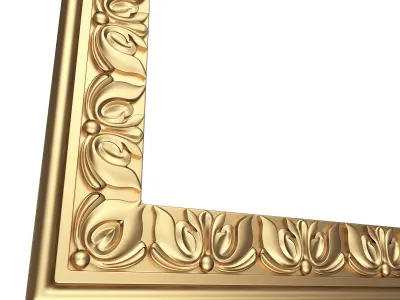 Classic Frame 028 Low-poly 3D model