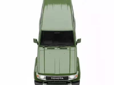 Toyota Land Cruiser 70 Series Low-poly 3D model