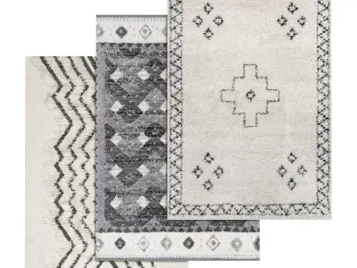 Rug Set 1377 3D model