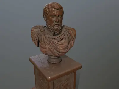 Marcus Aurelius Low-poly 3D model
