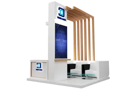 Booth Exhibition Stand a90 3D model