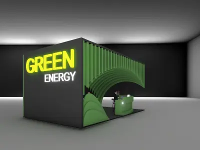 BOOTH EXHIBITION DESIGN 3D model