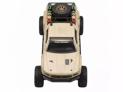 EDR Mk1 Dust Runner RC body and chassis Low-poly 3D model