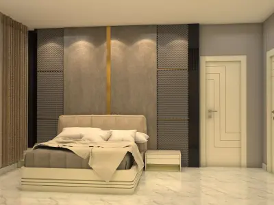 interior Bedroom 3D print model