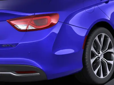 Chrysler 200 2015 VRAY 3D model