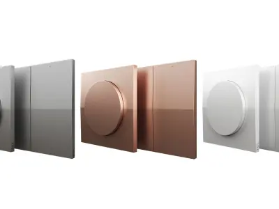 Set of switches and electronics TCL Smart Panel 3D model