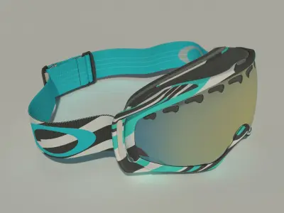 Oakley Crowbar goggles 3D model