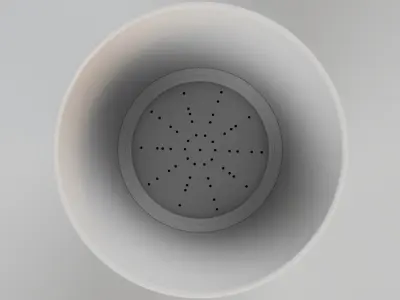 Plant Pot with screw on drainage catcher  3D print model
