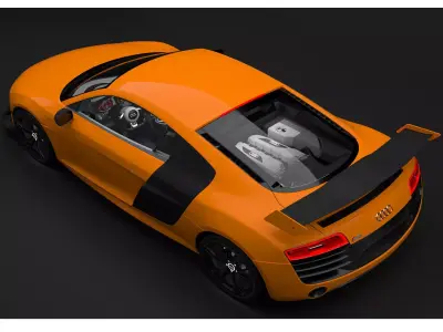 Audi R8 FSI quattro Plus Realistic 3D model