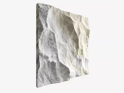 19-RockPanel abstract rock wall art 3D model