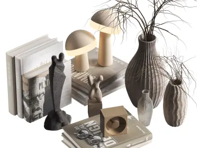 Decorative set 01 3D model