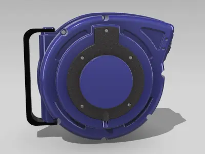 Diorama Retractable Air Hose Reel 3D print model