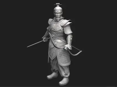 Jang Bo go        an ancient Korean sea merchant and general 3D print model