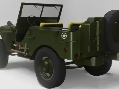 Jeep Wills 3D model