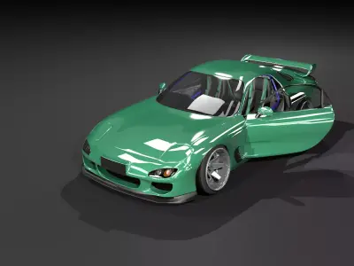 Mazda RX7 FD 3D model