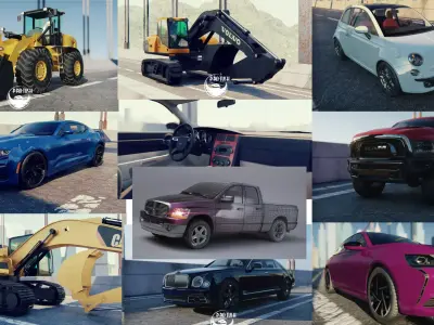 Giga Pack Collection Ultimate Car 3D Bundle