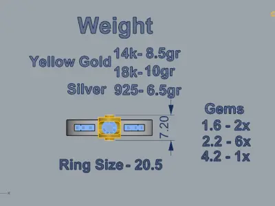 Man Ring 11 3D print model