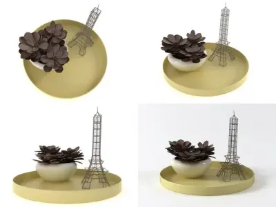 Love Paris 3D model