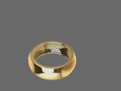 Exclusive wedding ring 3D model