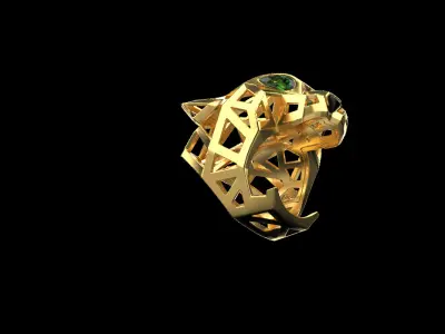 Panther Ring 51040 3D print model