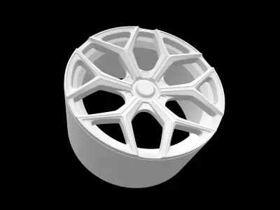 Vossen NL4 scalable and printable rims 3D print model