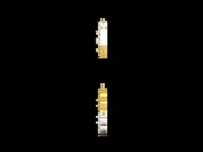 Two ways to wear stl 3dm gold jewelry pendant model jp0384 3D print model