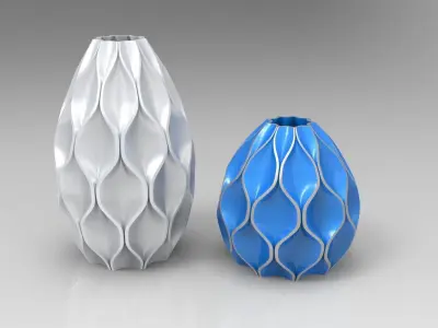 modern Vase 3D print model purchase