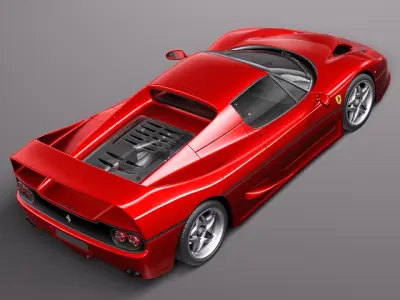 ferrari f50 3D model