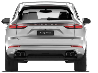Porsche Cayenne Turbo 2018 3D model