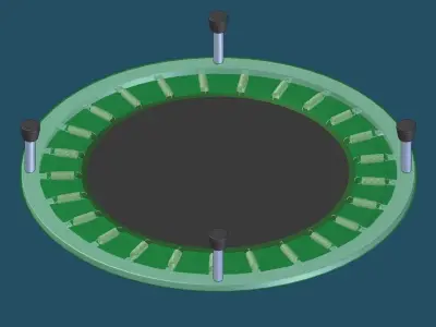 trampoline Free 3D model