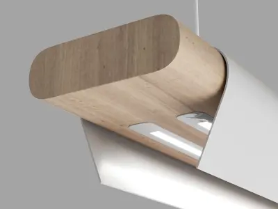 S08 Linear pendent light from FILD Low-poly 3D model