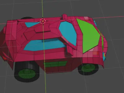 coche carreras 3D model