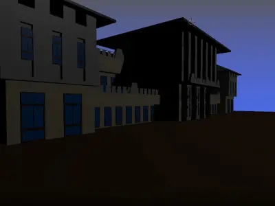 Low Poly Presidential palace of the Republic of Turkey  3D model