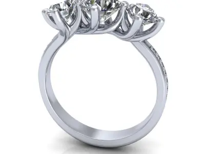 luxury ring  3D print model purchase