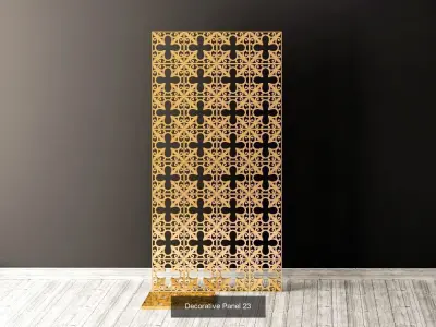 Decorative Panels Pack 6 3D Model Collection