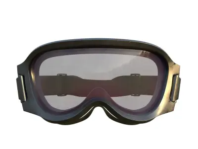 snow mask with 4k pbr texture 3D model