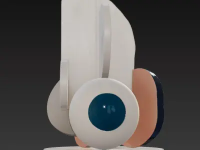 Postmodern Abstract Table Ornament  3D print model