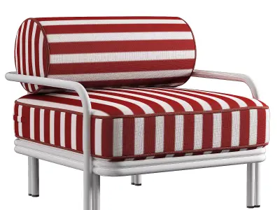 Esterno Outdoor Armchair 3D model