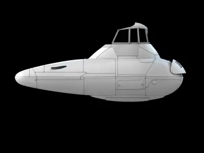 Empire Strick Back Bespin Twin-Pod Cloud Car 3D print model