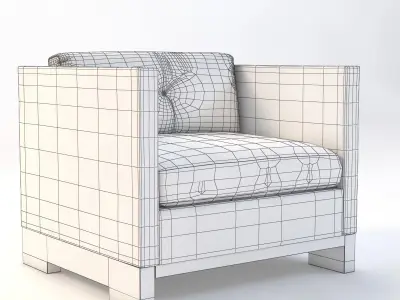 Bolier Domicile Lounge Chair 62022 3D model