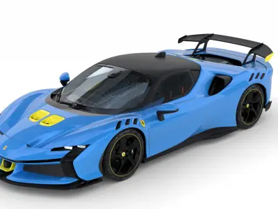 Ferrari sf 90 XX stradale 2024 3D model