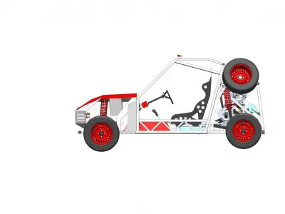 WG 3002 - STL Buggie  3D model