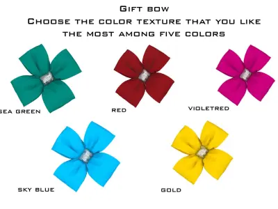 GIFT BOW 3 Low-poly 3D model