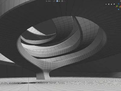 Dynamic Mobile Low-poly 3D model