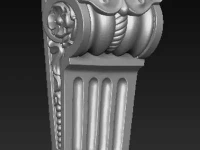 Corbel Decorative 2   3D model 3D print model