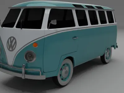 VW Bus Mk 1 3D model
