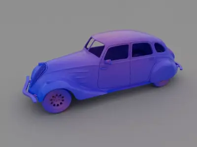 Peugeot 402 3D print model