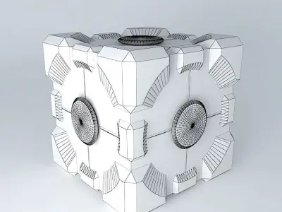 Companion Cube Free 3D model