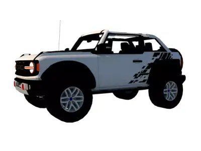 FORD BRONCO SPORT 3 DOOR 2024 Low-poly 3D model