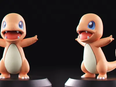 Pokemon - Charmander 3D print model